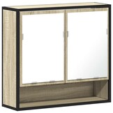 Badkamerspiegelkast Sonoma Eikenhout 65x20x60 cm - 29% Korting!