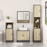 Badkamerspiegelkast Sonoma Eikenhout 65x20x60 cm - 29% Korting!