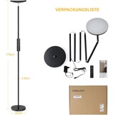 Dimbare Zwarte LED Plafondspot 30W | 3000K-6000K | met Afstandsbediening | -29%