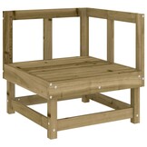 vidaXL 3-delige Loungeset Grenenhout - 35% Korting