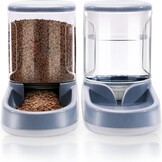2-in-1 Voer- & Waterdispenser 3,8L Grijs - Nu 28% Korting!