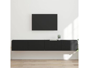 TV Wandkast Zwart (34% Korting) - 2 stuks