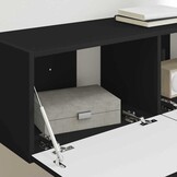 TV Wandkast Zwart (34% Korting) - 2 stuks