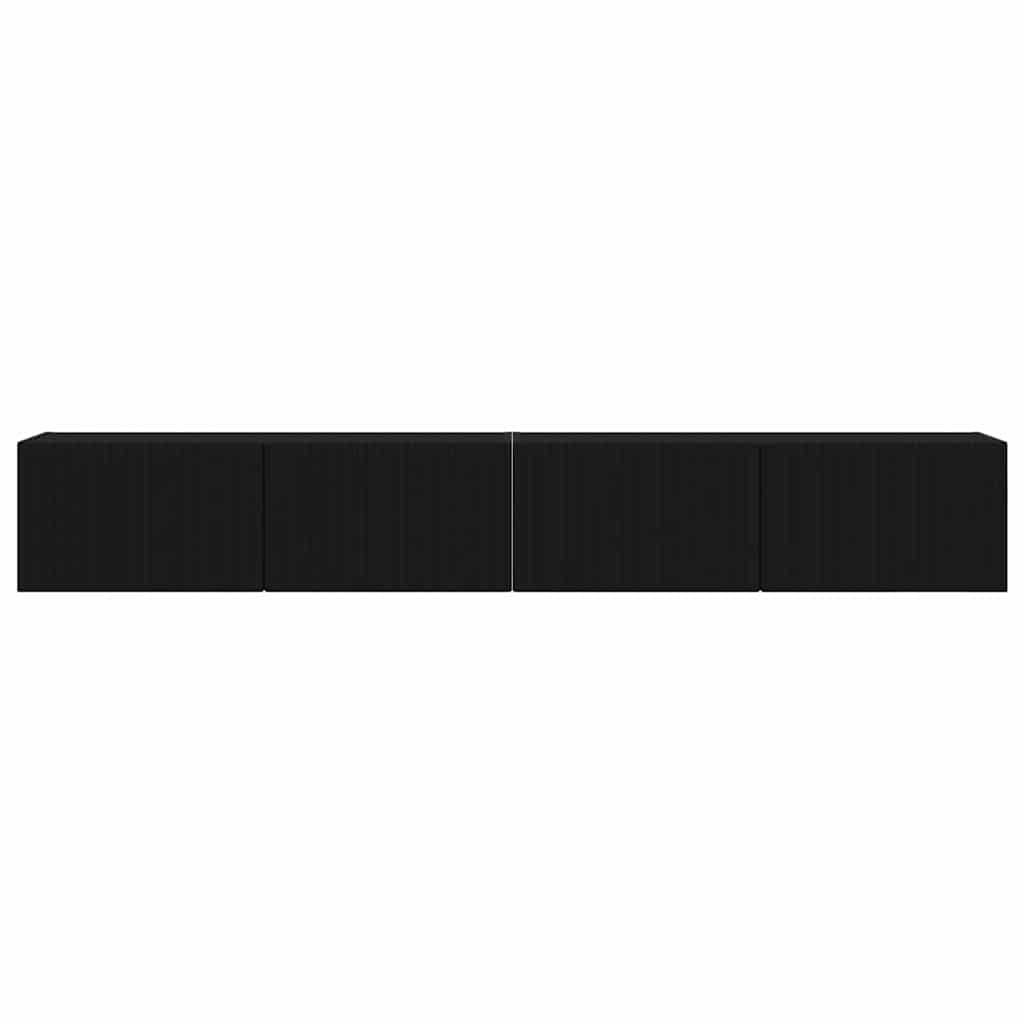 TV Wandkast Zwart (34% Korting) - 2 stuks