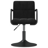 Draaibare Eetkamerstoelen, 2 stuks, Fluweel Zwart - 30% Korting!
