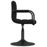 Draaibare Eetkamerstoelen, 2 stuks, Fluweel Zwart - 30% Korting!