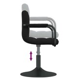 Draaibare Eetkamerstoelen, 2 stuks, Fluweel Zwart - 30% Korting!