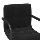 Draaibare Eetkamerstoelen, 2 stuks, Fluweel Zwart - 30% Korting!
