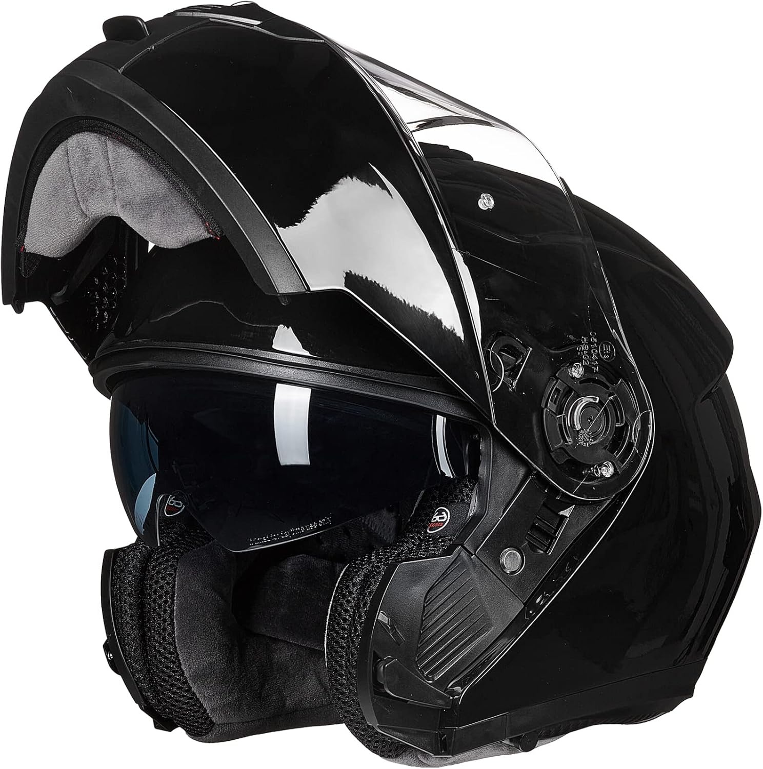 Modulaire Integraalhelm Motorhelm Rood Maat M | DOT-gekeurd | 34% Korting