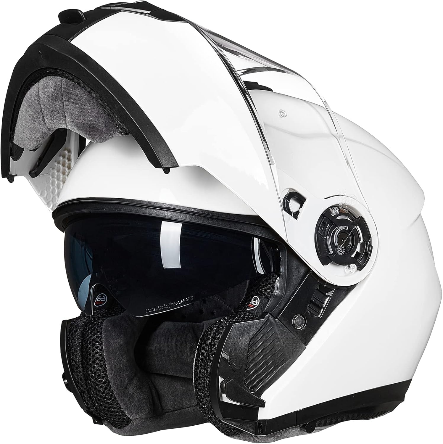 Modulaire Integraalhelm Motorhelm Rood Maat M | DOT-gekeurd | 34% Korting