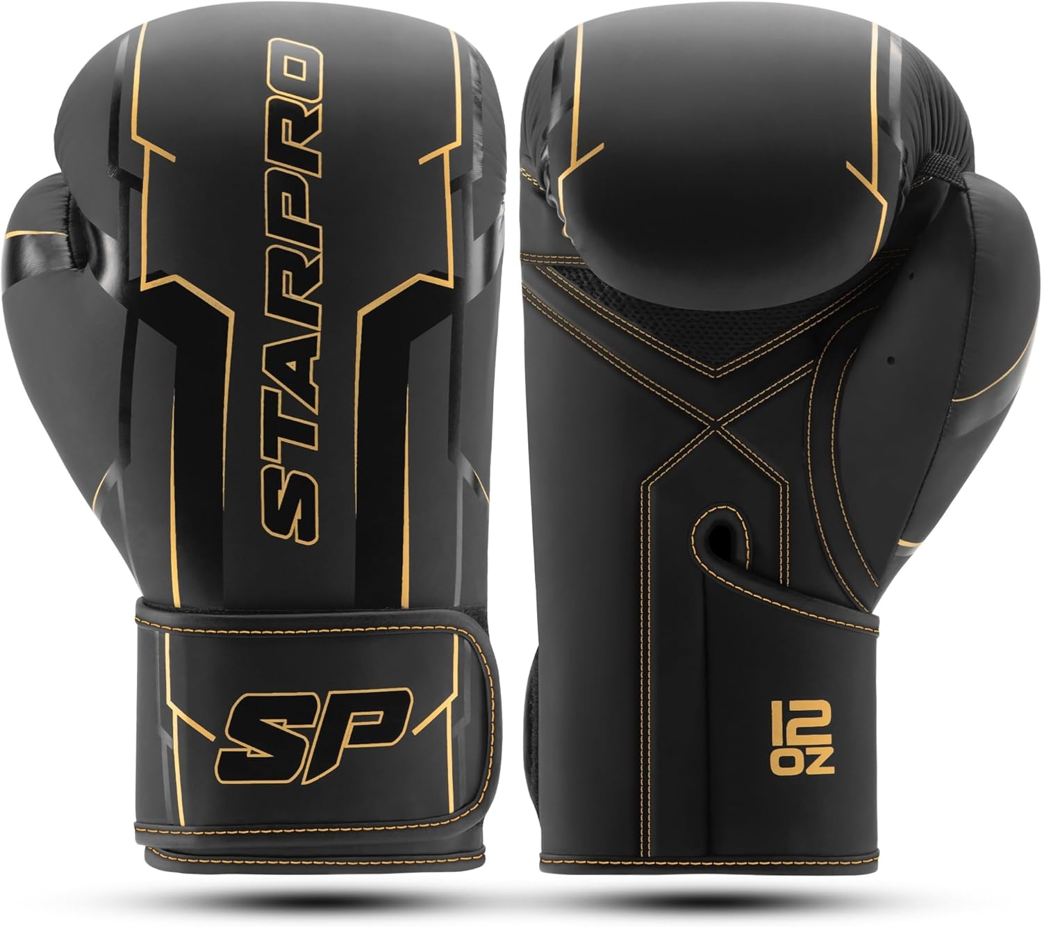 Bokshandschoenen Training & Sparring - Zwart 10oz PU Leer - 34% Korting