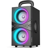 Draagbare Party Bluetooth Speaker 80W met LED-verlichting | 34% Korting