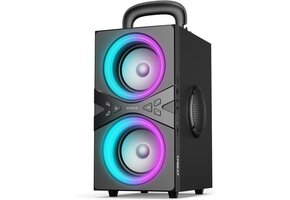 Draagbare Party Bluetooth Speaker 80W met LED-verlichting | 34% Korting