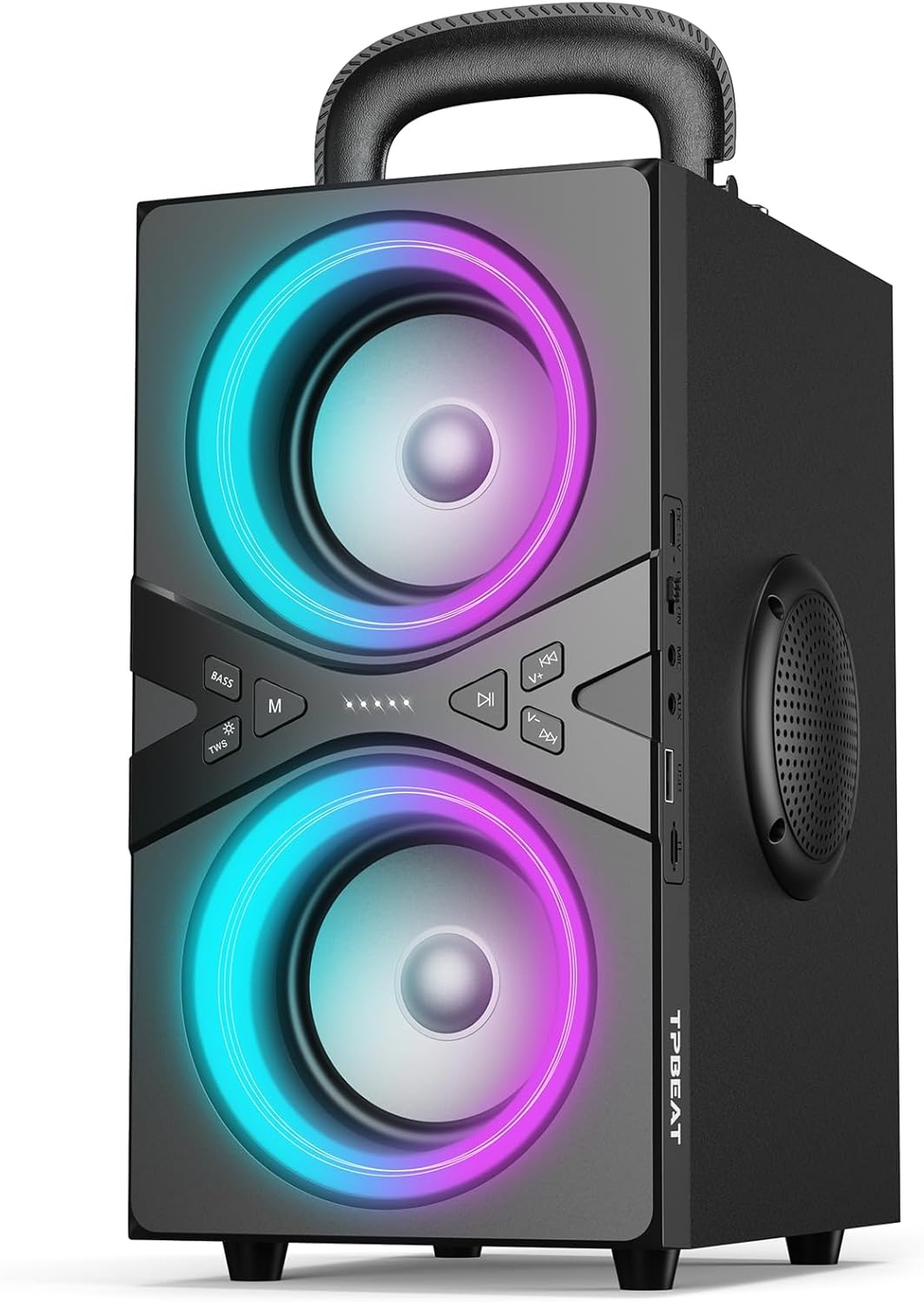 Draagbare Party Bluetooth Speaker 80W met LED-verlichting | 34% Korting