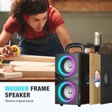 Draagbare Party Bluetooth Speaker 80W met LED-verlichting | 34% Korting