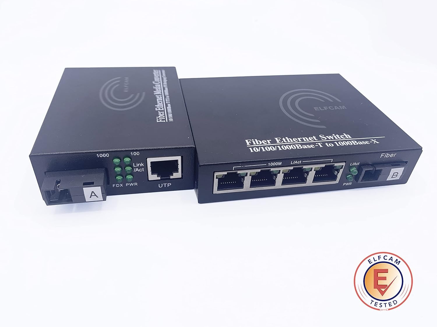 Ethernet naar Glasvezel Converter Set (2 stuks) - 34% Korting!