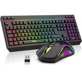 Draadloos Gaming Toetsenbord & Muis Set K20 | 33% Korting | QWERTZ Duits