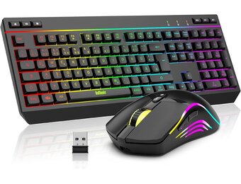 Draadloos Gaming Toetsenbord & Muis Set K20 | 33% Korting | QWERTZ Duits
