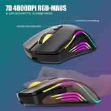 Draadloos Gaming Toetsenbord & Muis Set K20 | 33% Korting | QWERTZ Duits