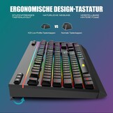 Draadloos Gaming Toetsenbord & Muis Set K20 | 33% Korting | QWERTZ Duits