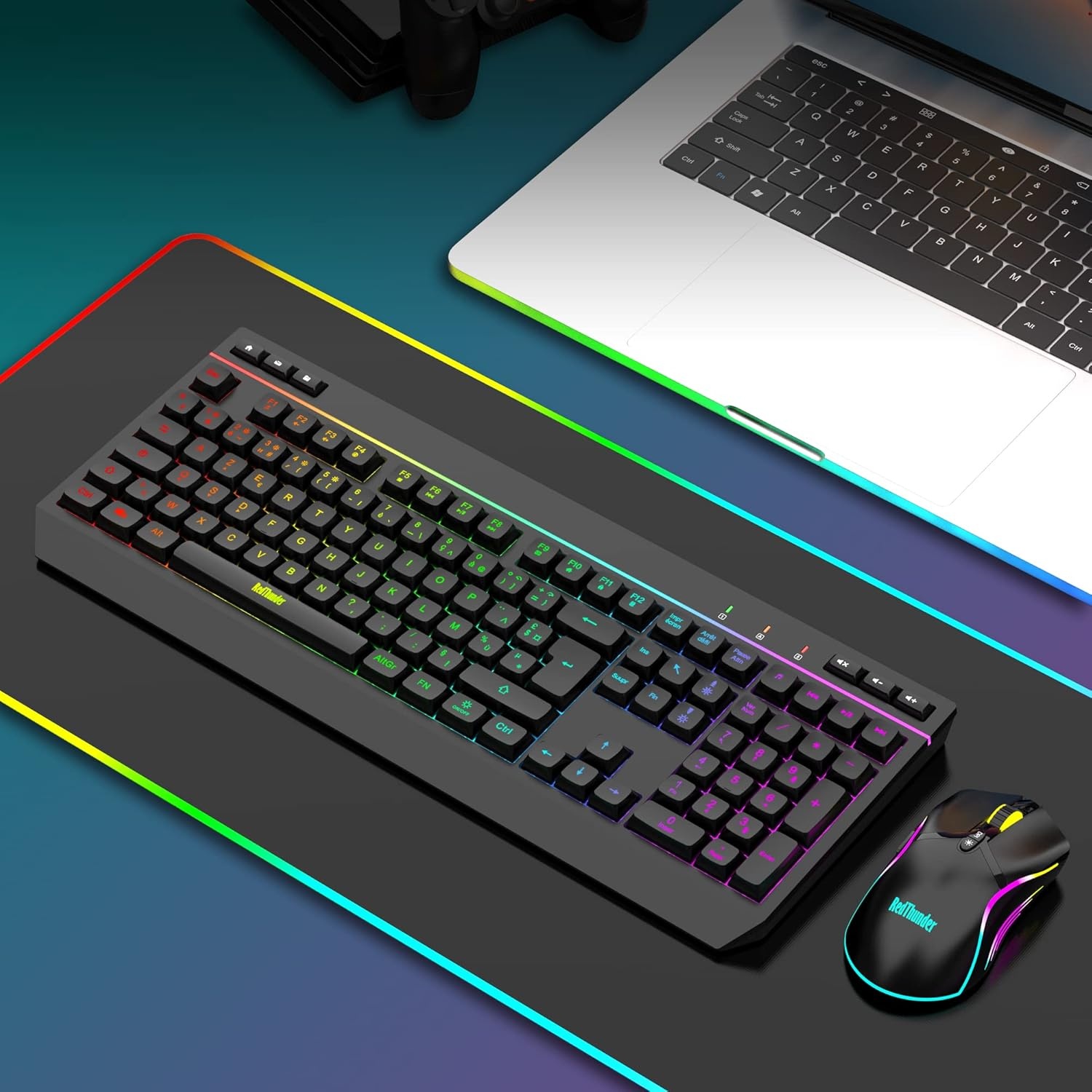 Draadloos Gaming Toetsenbord & Muis Set K20 | 33% Korting | QWERTZ Duits