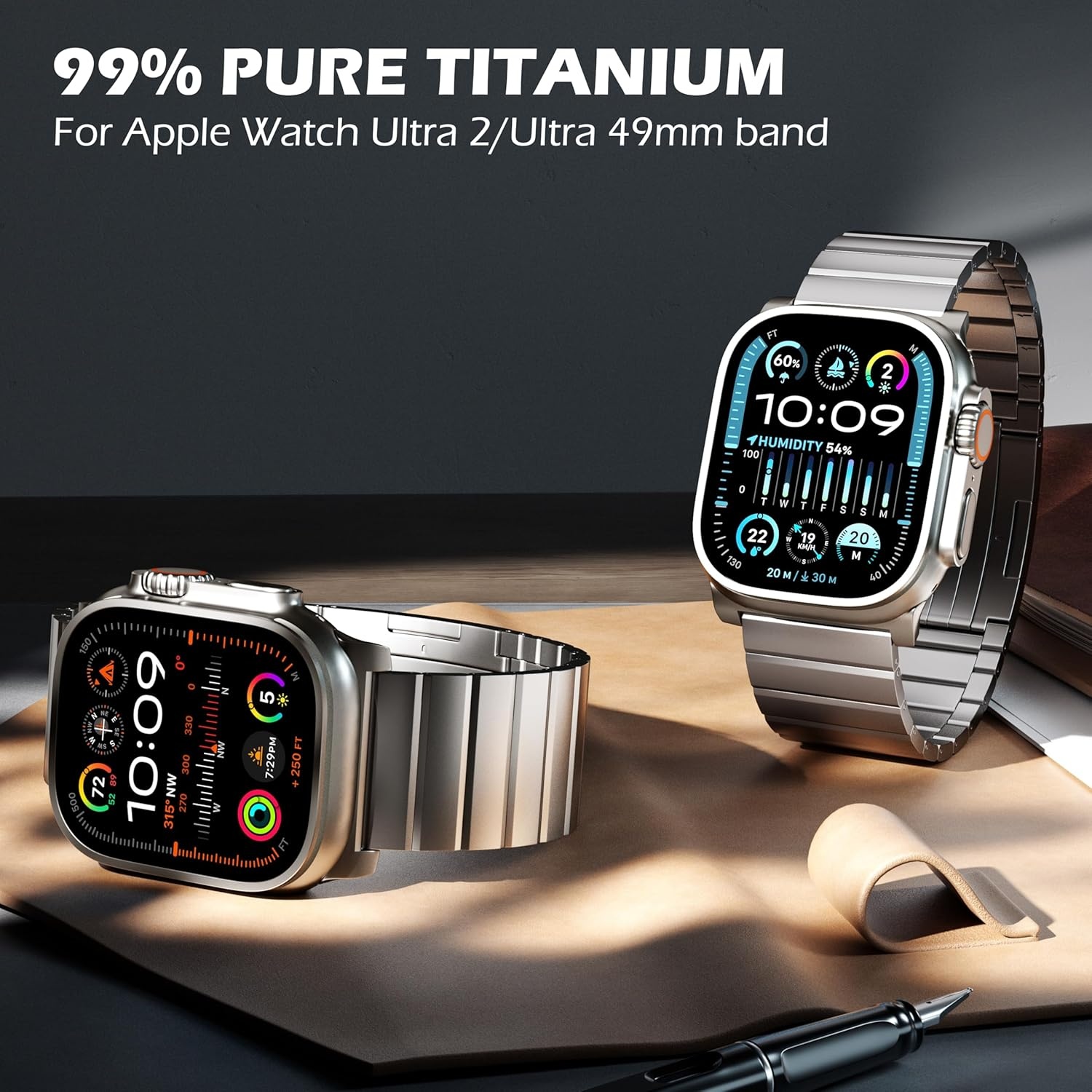 Titanium Horlogeband Apple Watch Ultra 49mm - 29% Korting!