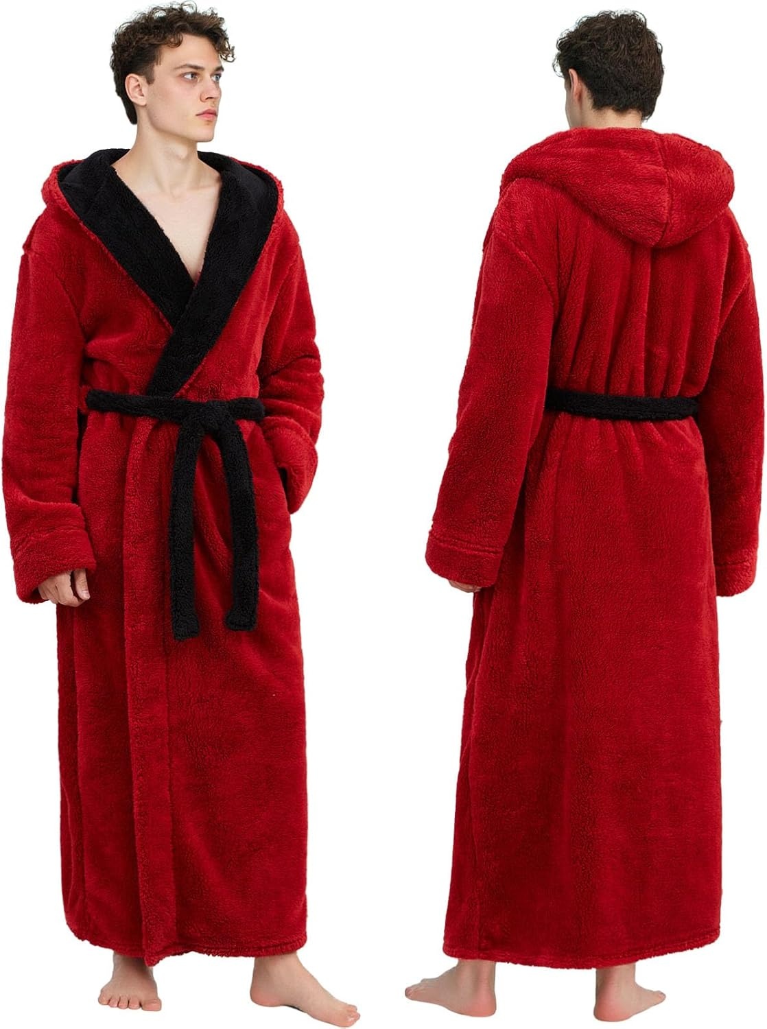 Heren Badjas met Capuchon - Warm & Zacht, 53% Korting!