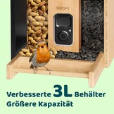 Bamboe Vogelvoederhuis met Camera (54% Korting)