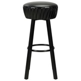 VidaXL Barstoelen Kunstleer Zwart (2 stuks) - 34% Korting