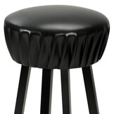 VidaXL Barstoelen Kunstleer Zwart (2 stuks) - 34% Korting