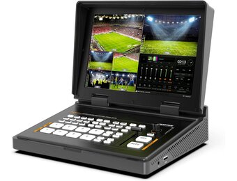 Videoschakelaar Live Streaming - 10.1" FHD IPS Scherm, 4x HDMI, SD, USB Recorder