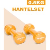 Halterset Gietijzer 2x 2 kg Donkergeel met 32% Korting