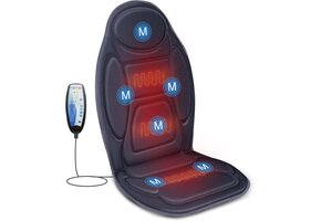 Massagestoelkussen met Warmte & Trillingen (34% Korting)