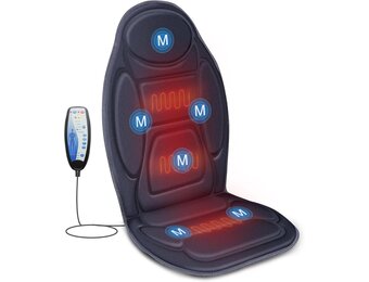 Massagestoelkussen met Warmte & Trillingen (34% Korting)