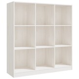 Boekenkast / Kamerscherm Grenenhout Wit (54% Korting)