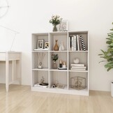 Boekenkast / Kamerscherm Grenenhout Wit (54% Korting)