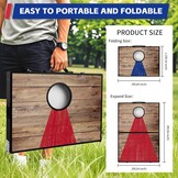 Cornhole Spelset Aluminium Blauw/Rood 3x2 FT - 29% Korting