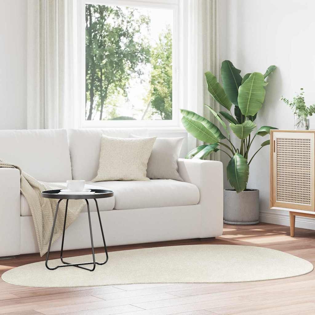VidaXL Tapijt Crème 140 x 200 cm Polyester - 76% Korting!