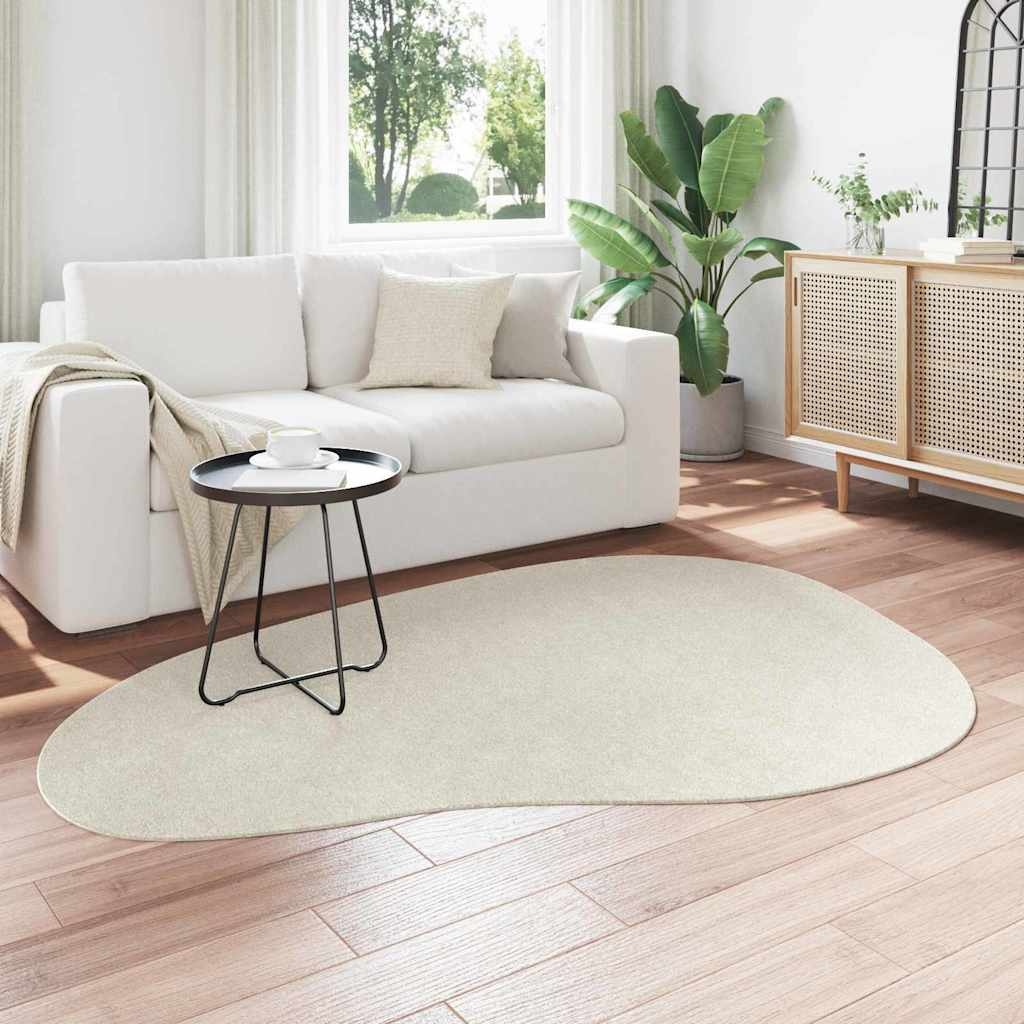 VidaXL Tapijt Crème 140 x 200 cm Polyester - 76% Korting!