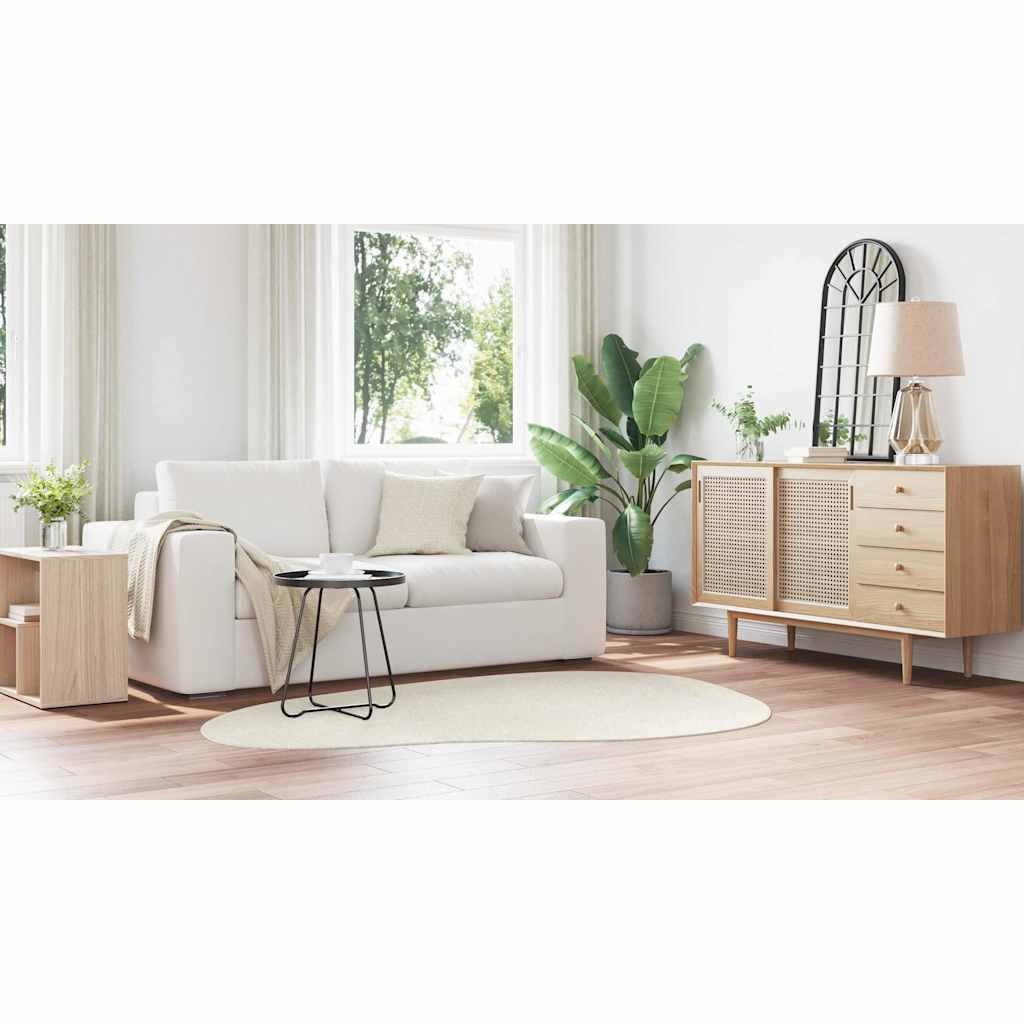 VidaXL Tapijt Crème 140 x 200 cm Polyester - 76% Korting!