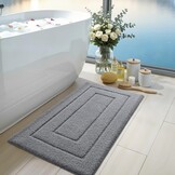 Badmat Grijs 40x60 cm - Zacht & Absorberend (27% Korting)