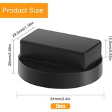 Universeel Autokrik Rubberen Pad voor BMW - 2 Stuks (46% Korting)