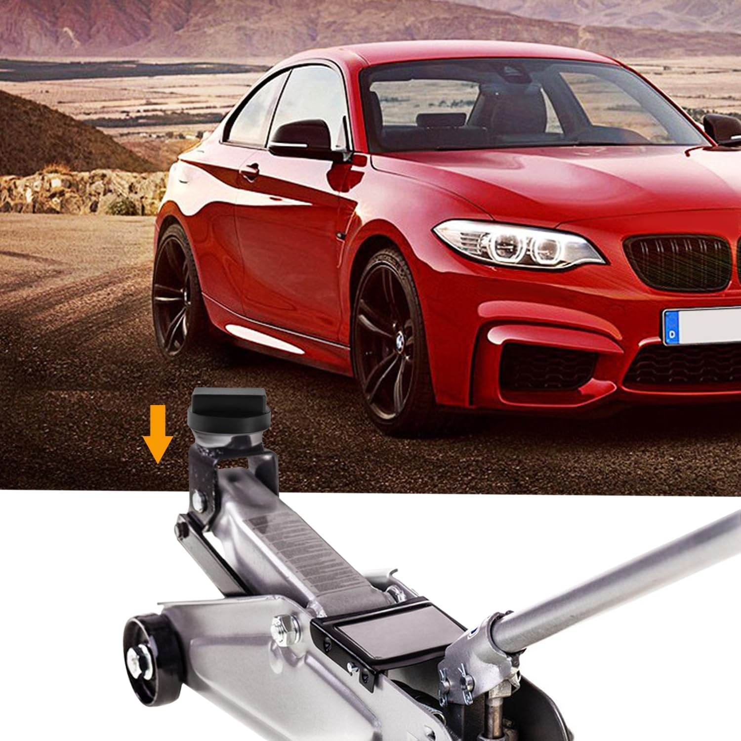 Universeel Autokrik Rubberen Pad voor BMW - 2 Stuks (46% Korting)