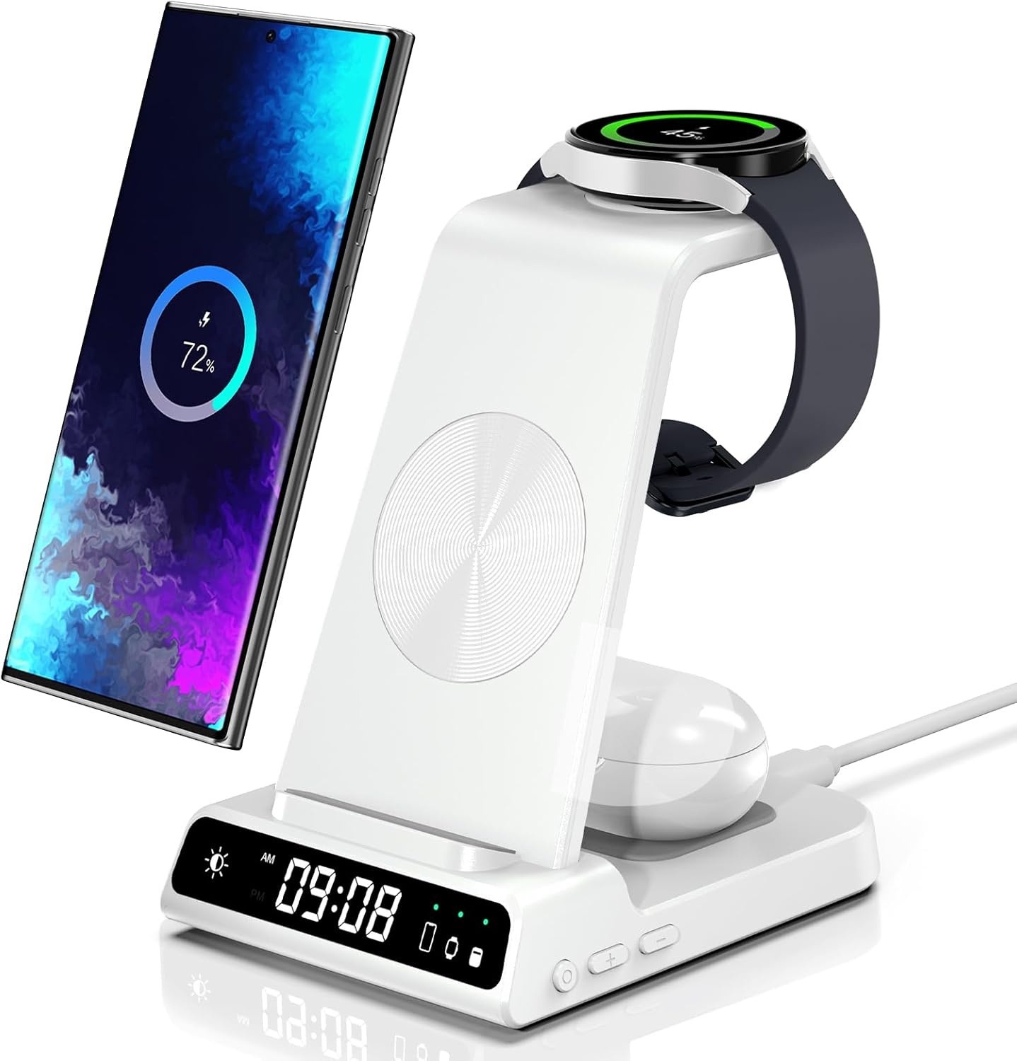 3-in-1 Draadloos Laadstation Samsung | 34% Korting