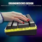 Draadloos Gaming Toetsenbord & Muis Set: 60% QWERTZ, RGB, 29% Korting!