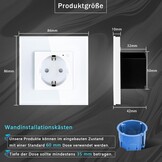 Smart Stopcontact Wit Glas met App & Spraakbesturing (31% korting)