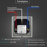 Smart Stopcontact Wit Glas met App & Spraakbesturing (31% korting)
