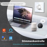 Smart Stopcontact Wit Glas met App & Spraakbesturing (31% korting)