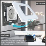 Smart Stopcontact Wit Glas met App & Spraakbesturing (31% korting)