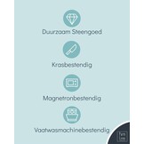18-delig Zwart Aardewerk Servies - 34% Korting!